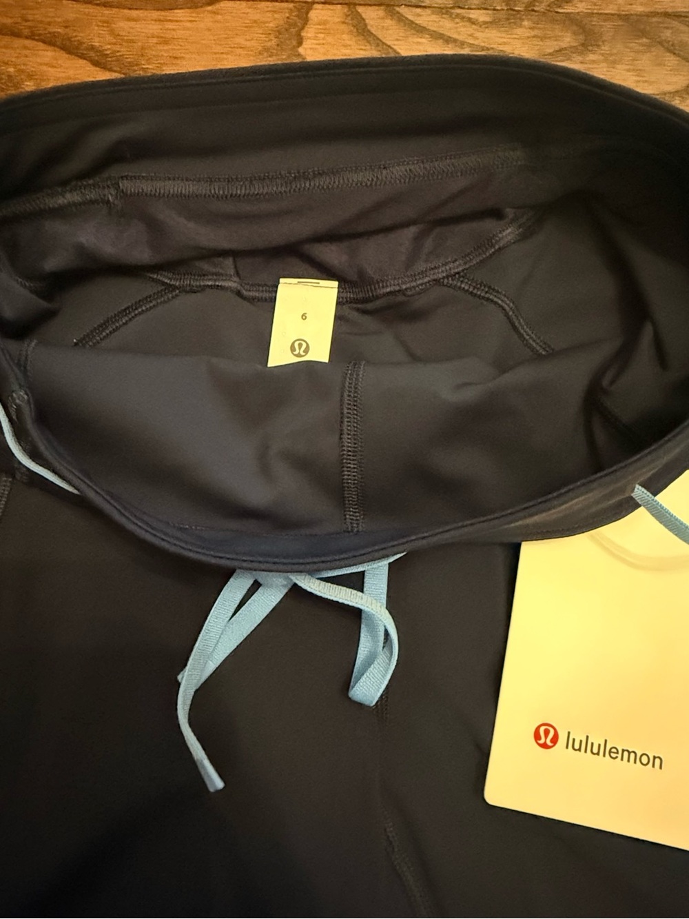 Lululemon Shorts Navy High-Rise Athletic Shorts NWT Bike Shorts - Picture 3 of 3